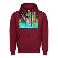Burgundy reel cool dad bass Zipper Hoodie - TumblerDesignByShophia