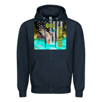 Navy reel cool dad bass Zipper Hoodie - TumblerDesignByShophia