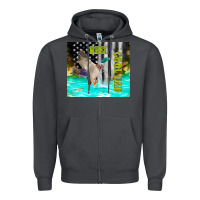 Smoke reel cool dad bass Zipper Hoodie - TumblerDesignByShophia
