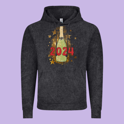 Sparkly Champagne Vintage Hoodie Designed By Maliassmallbusiness