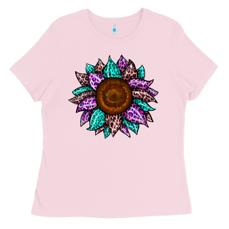 Sunflower Leopard Color Ladies Tee by JahusDesignShop | Teevron