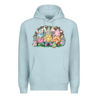 Blue Mist Easter Day gnomes Premium Hoodie - HowdyJamesFarm