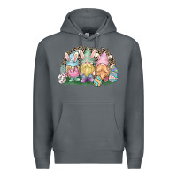 Rock Easter Day gnomes Premium Hoodie - HowdyJamesFarm