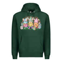 Sports Green Easter Day gnomes Premium Hoodie - HowdyJamesFarm