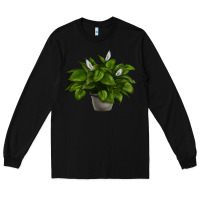 Black Peace Lily Long Sleeve Tee - LillyAllenDesigns