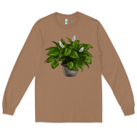 Toasted Coconut Peace Lily Long Sleeve Tee - LillyAllenDesigns