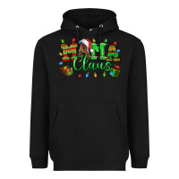 Black Mama claus christmas lights and gifts mother's day Heavyweight Hoodie - HowdyJamesFarm