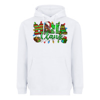 White Mama claus christmas lights and gifts mother's day Heavyweight Hoodie - HowdyJamesFarm