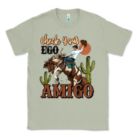 Matcha check your ego amigo rodeo cowboy Classic Tee - MaliasSmallBusiness