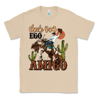 Mushroom check your ego amigo rodeo cowboy Classic Tee - MaliasSmallBusiness