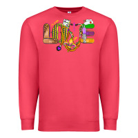 Cardinal love nurse mardi gras Premium Sweatshirt - OliviaCreatesArt