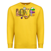 Lemon love nurse mardi gras Premium Sweatshirt - OliviaCreatesArt
