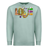 Seafoam love nurse mardi gras Premium Sweatshirt - OliviaCreatesArt