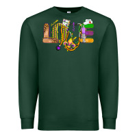 Sports Green love nurse mardi gras Premium Sweatshirt - OliviaCreatesArt