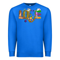 True Royal love nurse mardi gras Premium Sweatshirt - OliviaCreatesArt