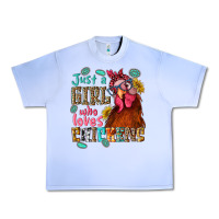 Grape Ice just a girl who loves chickens Urban Heavy Tee - NancyCooperArtShop