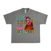 Tornado just a girl who loves chickens Urban Heavy Tee - NancyCooperArtShop