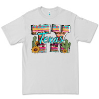 Dove Grey texas tx aztec cactus leopard Premium Tee - AdoDesignShop