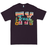 Plum texas tx aztec cactus leopard Premium Tee - AdoDesignShop