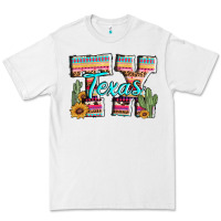White texas tx aztec cactus leopard Premium Tee - AdoDesignShop