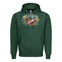 Sports Green Country Mama Zipper Hoodie - HowdyJamesFarm