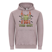Vintage Zinc fuck this shit Vintage Hoodie - MaliasSmallBusiness