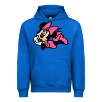 Cobalt Minnie Mouse Urban Hoodie - CowhideDigitalArt