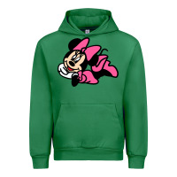 Emerald Minnie Mouse Urban Hoodie - CowhideDigitalArt