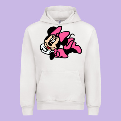 Minnie Mouse Urban Hoodie Designed By Cowhidedigitalart