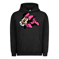 Pigment Black Minnie Mouse Urban Hoodie - CowhideDigitalArt