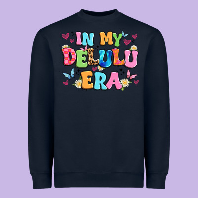 In My Delulu Era Heavyweight Sweatshirt Designed By Artiststas