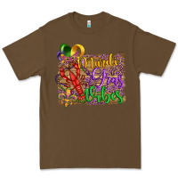 Cacao mardi gras vibes crawfish mask and fleur de lis Premium Tee - Artiststas