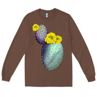 Chestnut Opunthia Santa Rita Cactus Long Sleeve Tee - LillyAllenDesigns