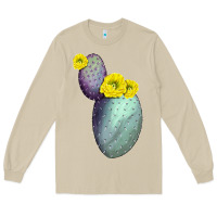 Mushroom Opunthia Santa Rita Cactus Long Sleeve Tee - LillyAllenDesigns