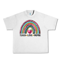 Lunar Rock rainbow teach love inspire Urban Heavy Tee - NancyCooperArtShop