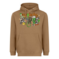Toasted Coconut One lucky Nurse St. Patrick's Day Heavyweight Hoodie - CowGirlArtShop