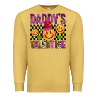 Antique Gold daddys valentine olivia Premium Sweatshirt - OliviaCreatesArt