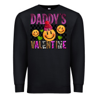 Black daddys valentine olivia Premium Sweatshirt - OliviaCreatesArt