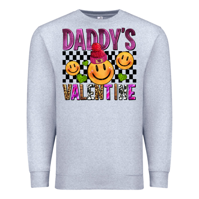 Daddys Valentine Olivia Premium Sweatshirt by OliviaCreatesArt | Teevron