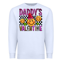 White daddys valentine olivia Premium Sweatshirt - OliviaCreatesArt