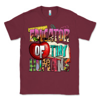 Burgundy educator of tiny humans Classic Tee - NancyCooperArtShop