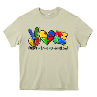 Mossy peace love  cure Heavy Core Tee - AdoDesignShop