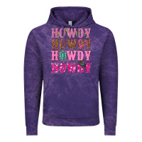 Cloud Purple pink howdy howdy howdy Vintage Hoodie - NancyCooperArtShop
