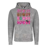 Cloud Rock pink howdy howdy howdy Vintage Hoodie - NancyCooperArtShop