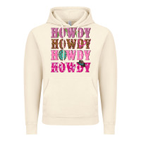 Vintage Artic pink howdy howdy howdy Vintage Hoodie - NancyCooperArtShop