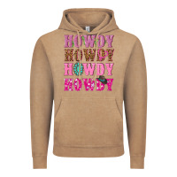 Pink Howdy Howdy Howdy Vintage Hoodie | Teevron