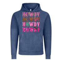 Vintage Denim pink howdy howdy howdy Vintage Hoodie - NancyCooperArtShop