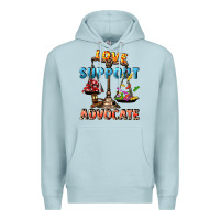 Blue Mist Love support advocate Premium Hoodie - CowGirlArtShop