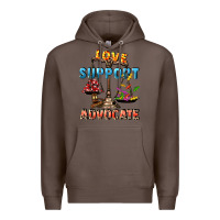 Coffee Love support advocate Premium Hoodie - CowGirlArtShop