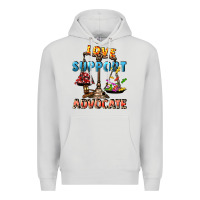 Dove Grey Love support advocate Premium Hoodie - CowGirlArtShop